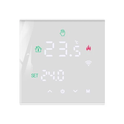 Белый термостат для котла с сенсорным экраном TGW60-WIFI-WPB