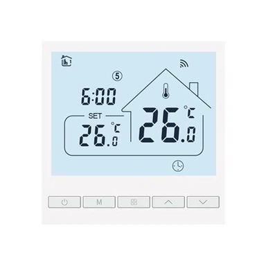 Электрический и водяной напольный термостат с большим экраном TOL47